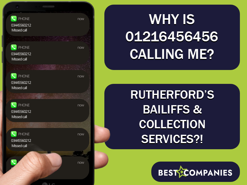 Rutherford’s Bailiffs & Collection Services Ringing From 01216456456